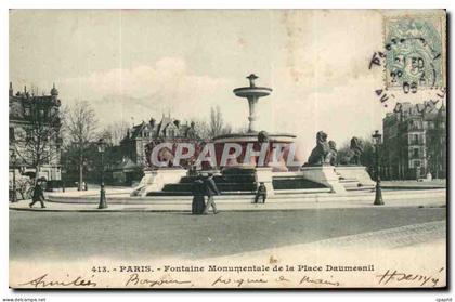 Paris - 12 - Fontaine Monumentale - Place Daumesnil - CPA