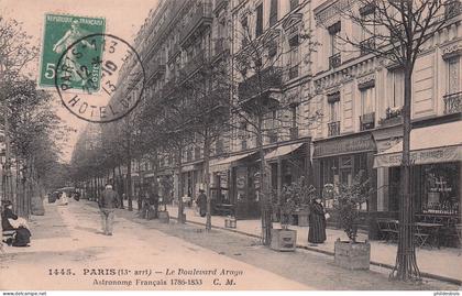 PARIS  13eme arrondissement  boulevard arago