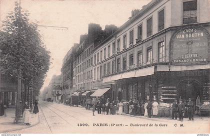 PARIS  13eme arrondissement  boulevard de la gare