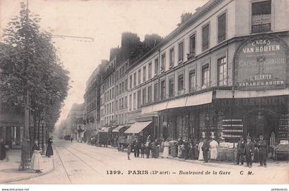 PARIS  13eme arrondissement  boulevard de la gare