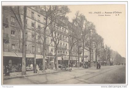 CPA PARIS 14 - AVENUE D'ORLEANS