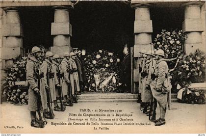 CPA Paris 14e PARIS, 11 Novembre 1920, Fétes du Cinquantenaire (310838)