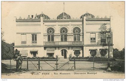 Dép 75 - Astronomie - Observatoires - Paris - Arrondissement 14 - Parc Montsouris - Observatoire Municipal - état