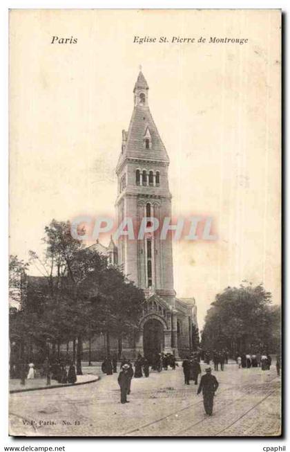 Paris(14) L'Eglise St-Pierre de Montrouge-St Pierre of Montrouge Church - CPA