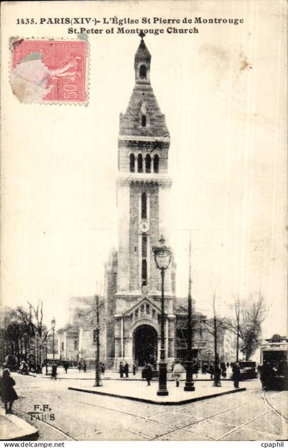 Paris(14) L'Eglise St-Pierre de Montrouge-St Pierre of Montrouge Church - CPA