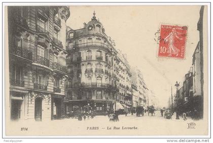 CPA PARIS 15 - RUE LECOURBE