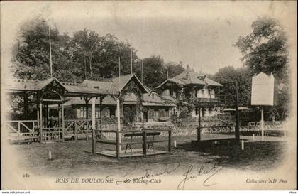 75 - PARIS - arrondissement 16 - Bois de Boulogne - Racing Club