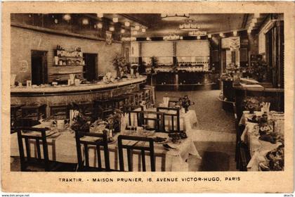 CPA PARIS 16e 16, Avenue Victor-Hugo Traktir Maison PRUNIER (1270240)