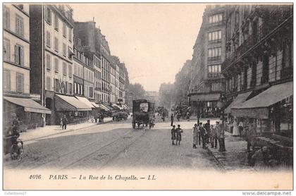 75-PARIS 18 -  RUE DE LA CHAPELLE