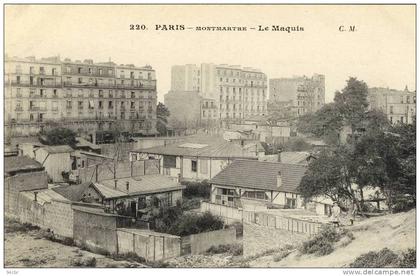 CPA (PARIS  18e) MONTMARTRE  le maquis