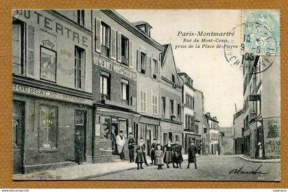 PARIS 18  : " RUE DU MONT CENIS "