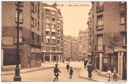 PARIS 18-  RUE JEAN VARENNE