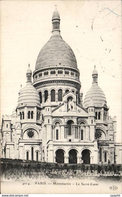 Paris - 18 - Sacre Coeur - Montmartre CPA