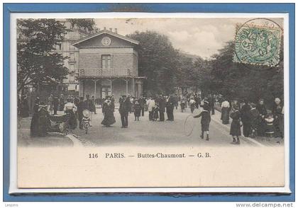 75 - PARIS - 19 Arr. --  - Buttes Chaumont .....