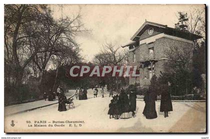 Paris - 19 - Buttes Chaumont - La Maison du Garde - CPA