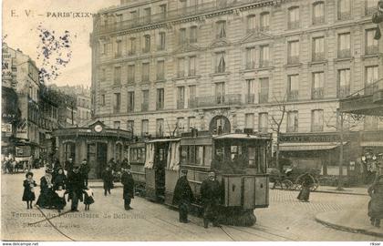 PARIS(19em ARRONDISSEMENT) TRAMWAY