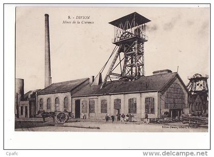 carte 1920 DIVION / MINES DE LA CLARENCE