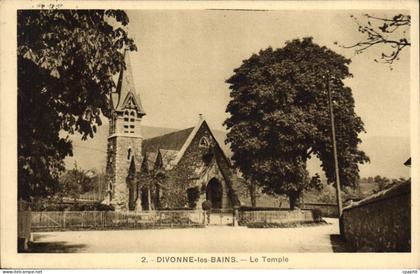 CPA Divonne les Bains le Temple