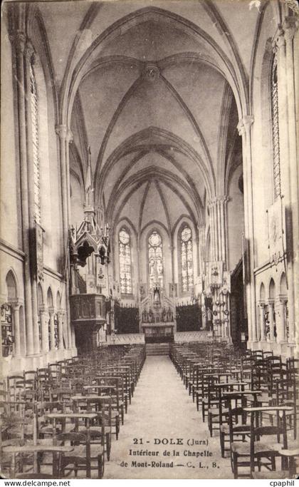 Dole - Interieur de la Chapelle - CPA
