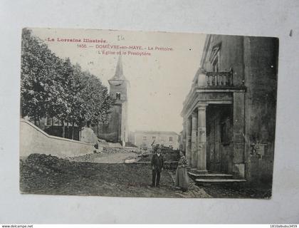 CPA 54 MEURTHE ET MOSELLE - DOMEVRE EN HAYE : Le Prétoire