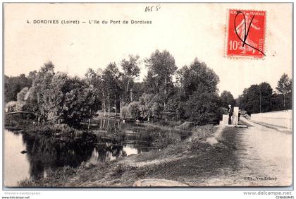 45 DORDIVES - l'ile du pont de dordives