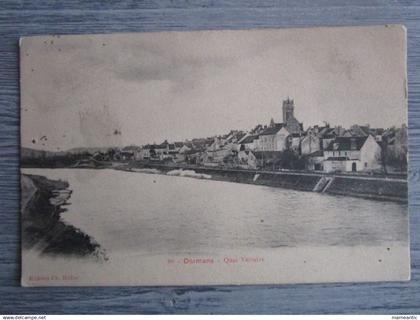 Cpa Dormans (51) quai Voltaire