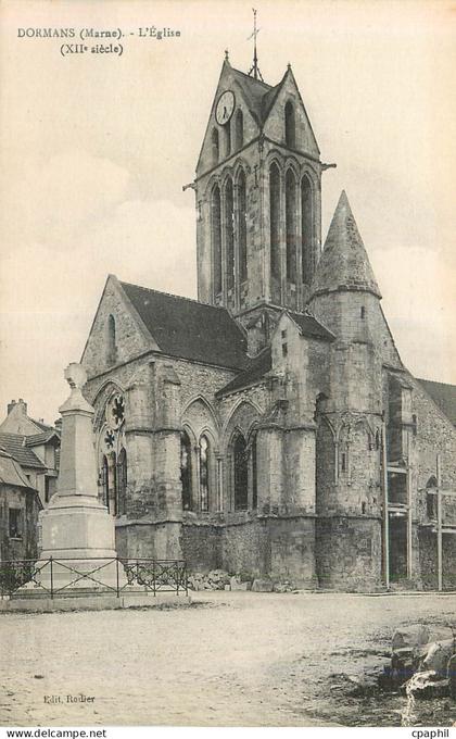 CPA Dormans (Marne) L'Eglise (XIIe Siecle)