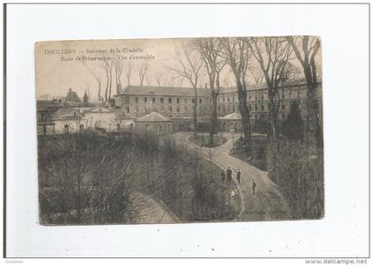 DOULLENS INTERIEUR DE LA CITADELLE ECOLE DE PRESERVATION VUE D'ENSEMBLE 1915
