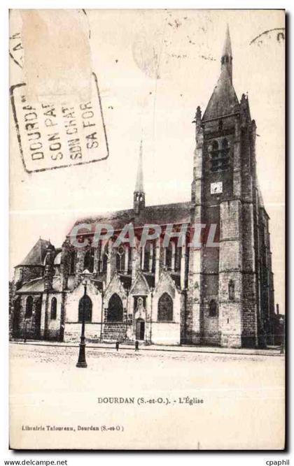 CPA Dourdan L Eglise