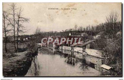 CPA Dourdan La riviere l'Orge