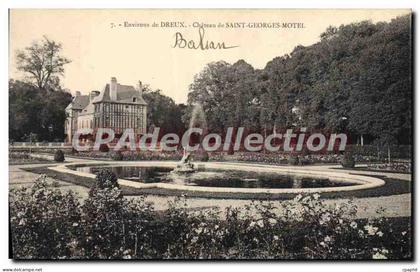 CPA Dreux Chateau De Saint Georges Motel