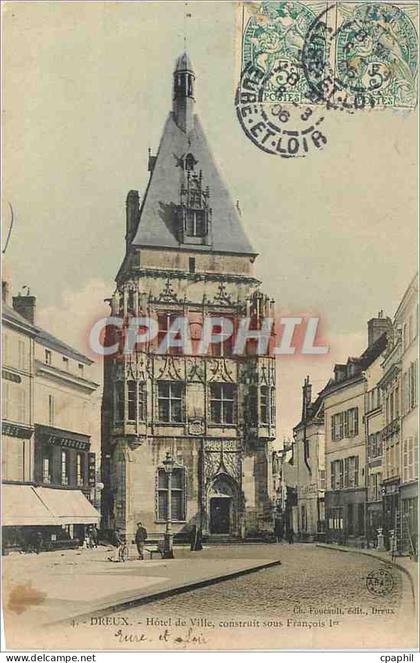 CPA Dreux Hotel de Ville