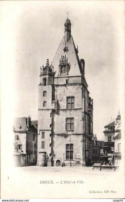 CPA Dreux Hotel de ville
