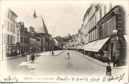 Dreux CPA La grande rue