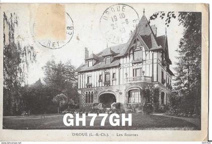 CPA DROUE -les sources