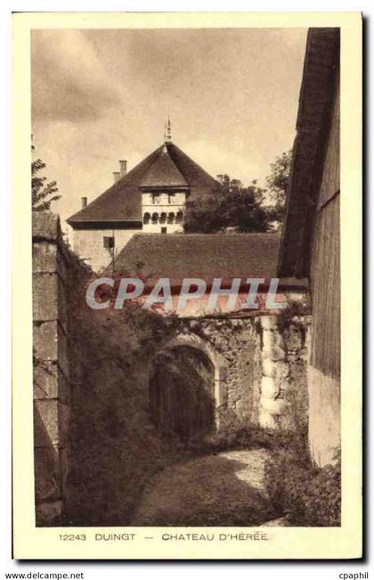 CPA Duingt Chateau d'Heree