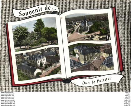 Souvenir de Dun le Palestel "multi vues"