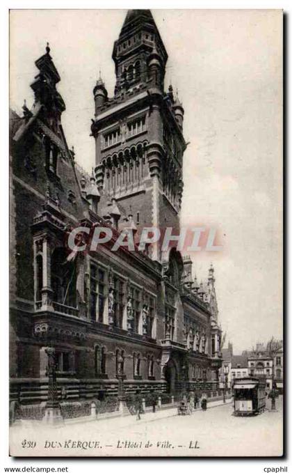 CPA Dunkerque L hotel de ville
