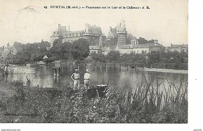 DURTAL - Panorama sur le Loir et le Château