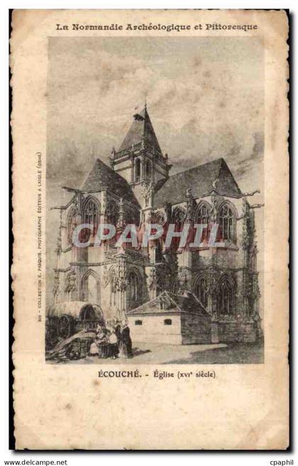 CPA Ecouche Eglise