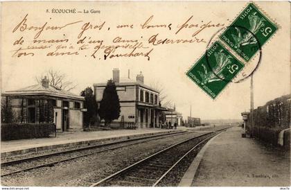 CPA Écouché - La Gare (435788)