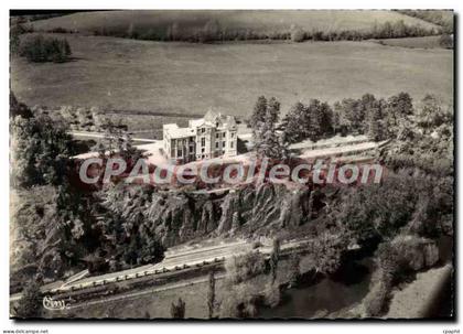 CPSM Mesnil Glaise pres Ecouche Orne Vue aerienne du Château