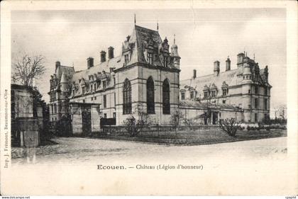 CPA Ecouen Chateau (Legion d honneur)