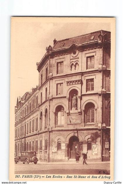 PARIS - Les Ecoles - Rue Saint Maur et Rue d'Arboy - 147 - très bon état