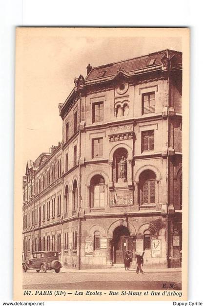 PARIS - Les Ecoles - Rue Saint Maur et Rue d'Arboy - 147 - très bon état