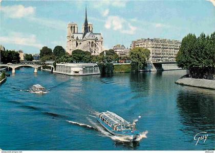 Carte Postale - 75 - Paris - La Seine et ses bords - La Seine et le chevet de la Cathédrale Notre Dame - CPM - Voir Scan