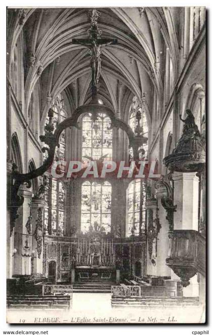 Elbeuf - Eglise St Etienne - CPA