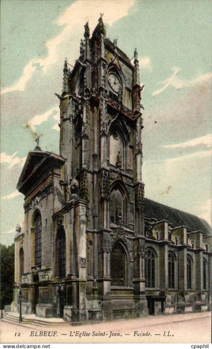 Elbeuf - L'Eglise Saint Jean - CPA