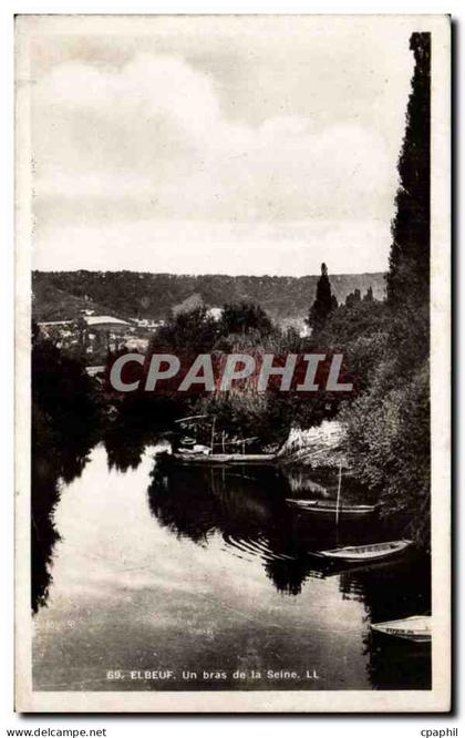 Elbeuf - Un bras de la Seine- CPA