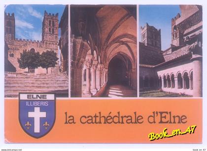 {101320} 66 Pyrénées Orientales Elne, multivues; Le cloître, La cathédrale